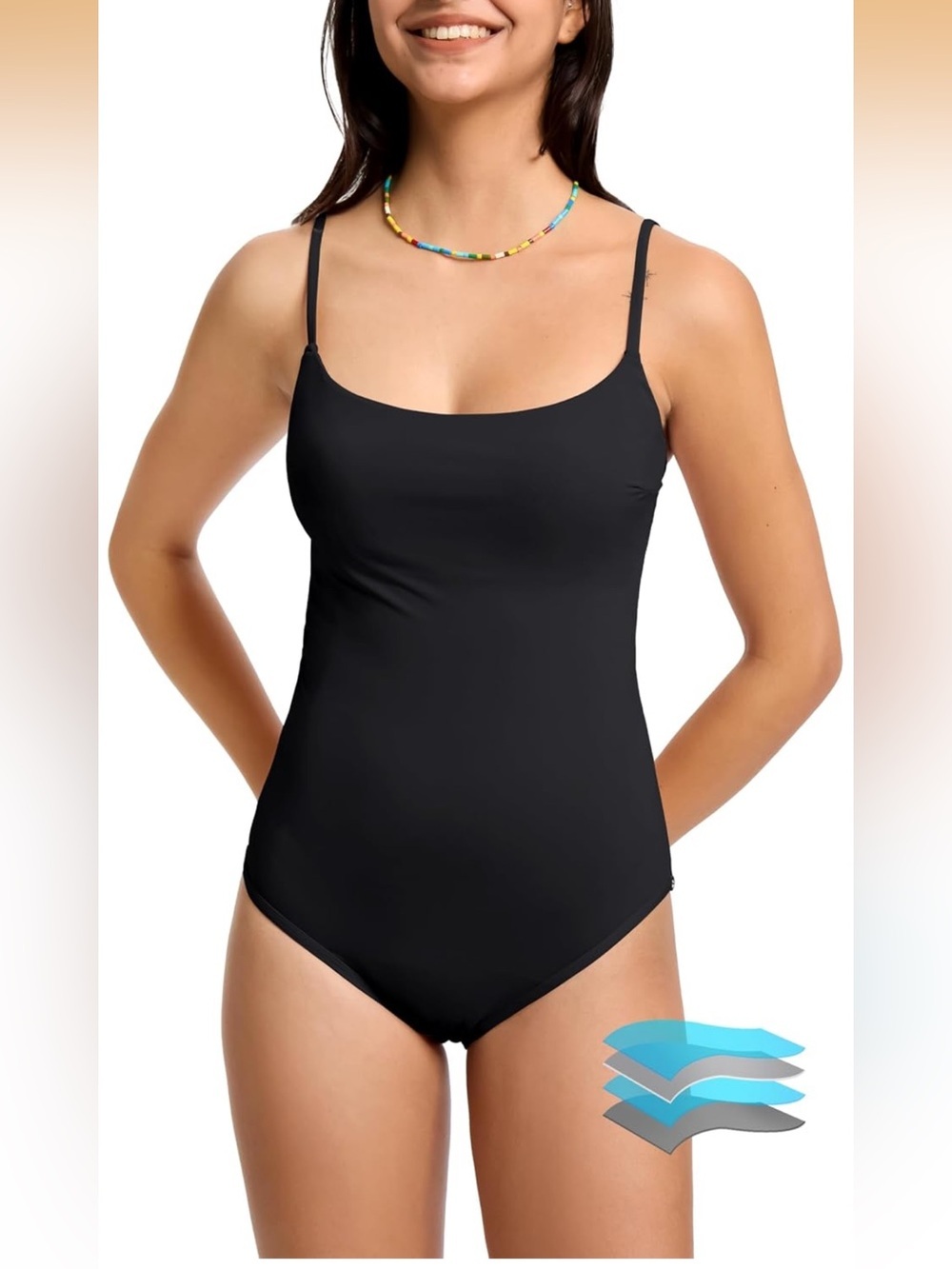 Beautikini Swimwear One Piece Leakproof Menstrual Tummy Control 1895/bb2-2